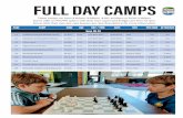redwoodcityparksblog.files.wordpress.com€¦ · FULL DAY CAMPS. These camps run from 9:00am-3:00pm, 9:00-4:00pm or 9:00-5:00pm. Some offer an AM/PM option with their own supervised