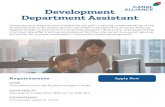 Development Department Assistant Job Description€¦ · Danielle Walker Keywords: DADdPJMPv_k,BACyxghGyuE Created Date: 20190627174655Z ...