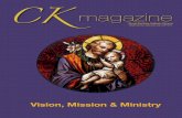 CK Magazine cover July-August 2011 Lent.pdfCK Magazine is a publication of Christ the King Catholic Church in Oklahoma City, Oklahoma. It is edited by Kelly Fanning, printed locally