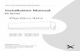 Installation Manualpdf.lowes.com/installationguides/861315000310_install.pdfor operating your new air conditioning unit. Make sure to save this manual for future reference. SPLIT-TYPE