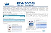 Naxos Music Library is the most comprehensive collection ... · orchestral Suite No. 2 in B Minor, BWV 1067: VI'. Badinerie Concerto for 2 Violins in D Minor, BWV 1043: ll. Largo