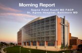 Morning Report - American College of Physicians · Physical exam Temperature Pulse rate RR BP Pulse Ox 97.6 F 110bpm 20/min 158/82 mmHg 97% (2L O2 NC) General: alert, anxious, restless,