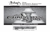 01%) - Toby's Dinner Theatre · Sound Designer Mark Smedley Toby’s Dinner Theatre of Columbia • 5900 Symphony Woods Road • Columbia, MD 21044 Box Oce 410-730-8311 • 800-88TOBYS