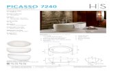PICASSO 7240 - Hydrosystems...Title: PICASSO 7240 Date: Scale: Material: Rev: Date: Note: The information contained on this drawing is the sole property of Hydro Systems, Inc. Any