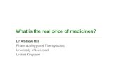 Pharmacology and Therapeutics, University of Liverpool ... · 2000 2005 2010 2015 2020 Patent expiry Drug prices after patent expiry – what can also happen Price Time (Year) Generic