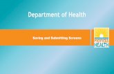 Saving and Submitting Screens - Florida Department of Health...• For example, Independent contractors can access the site screen by clicking on the site name on the MIPS menu to