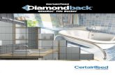 GlasRoc Tile Backer - CertainTeedDiamondback® Tile Backer is a superior tile substrate for walls and ceilings, especially designed by CertainTeed to meet the demands of high-moisture