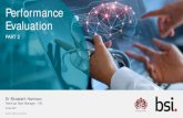 Performance Evaluation€¦ · Performance Evaluation – Part 2 Agenda Introduction to Performance Evaluation (brief) Clinical Performance As part of the Performance Evaluation Report
