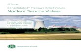 Consolidated* Pressure Relief Valves Nuclear Service Valves · manufacturer and the Atomic Energy Commission through a detailed analysis of possible pressure transients in the system.