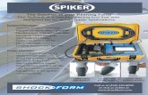 The Solution to your Peening Pains - Shockform Spiker... · 9/28/2017  · The Solution to your Peening Pains The Spiker® is a needle peening tool that was designed for on-aicraft