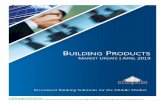 BUILDING PRODUCTSleaguepark.com/.../07/...Market-Update-April-2019.pdf · League Park Advisors is pleased to share its building products market update for April 2019. This report