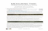 MEASURING TIME · FOY SCALF — MEASURING TIME Page 4 of 4 Alexandra von Lieven and Anette Schomberg. 2019. The Ancient Egyptian Water Clock between Religious Significance and Scientific