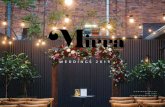 MIRRA: WEDDING BROCHURE 2019 - Hidden City Secrets · Bespoke packages to suit all budgets ... Clothed in white linen White linen napkins Glass Wear, Silver cutlery and Modern white