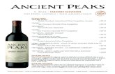 v. 2015 CABERNET SAUVIGNONadultbeveragesolutions.com/gallery/Ancient_peaks_Cabernet11.pdf · Wine Enthusiast, September v.2013 “GOLD” San Francisco Chronicle Wine Competition