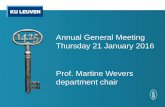 Annual General Meeting Thursday 21 January 2016 Prof. Martine … · 2016. 3. 30. · ATP: Iris Cuppens 1.08.2015 ... Tobias Hertel won “The Best Paper Award” with his paper “A