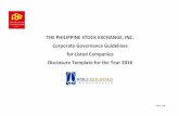 THE PHILIPPINE STOCK EXCHANGE, INC. Corporate Governance … · 2017. 4. 8. · CORPORATE GOVERNANCE GUIDELINES: DISCLOSURE SURVEY Company Name: DMCI HOLDINGS, INC. (the “Corporation”