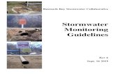Stormwater Monitoring Guidelines · a confined space. Confined space is a term from labor safety regulations that refers to an area which is enclosed with limited access which make