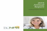 2014 Annual Reportbcnpa.org/wp-content/uploads/2012/07/BCNPA-Annual-Report... · 2017. 4. 14. · 4 BCNPA Annual Report 2014 President’s Message Dear Nurse Practitioner Colleagues: