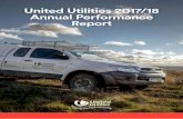 United Utilities 2017/18 Annual Performance Report€¦ · One set of posts was targeted to drive traic towards detailed information about current performance levels which achieved