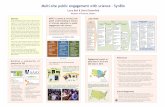 Multi-site public engagement with science – SynBiocns.asu.edu/sites/default/files/belllsittenfeldd_synbioposter_2014.pdf · from Systems and Synthetic Biology, BIOTECH, BIOCHEM