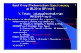 Hard X-ray Photoelectron Spectroscopy 1 at BL29 in SPring-8 · C 1s core level spectra of graphite. Y. Takata et al., PRB 75, 233404 (2007) 285.5 285.0 284.5 284.0. Pnotoelectron