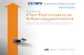 Epicor Performance Management Epicor Enterprise Performance Management is an end-to-end solution that removes the barriers to better business insight through a combination of intuitive