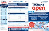 booking 2016 - Dartsbdodarts.com/images/bdo-content/diary/2016/england-open.pdf · 3 caravan parks offering wide choice of accommodation 5 star touring park 1 mile of beachfront touring