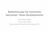 Radiotherapy for Extremity Sarcomas New DevelopmentsHistorical perspectives • Surgery is integral to management of Extremity Soft Tissue Sarcomas (ESTS) –Wider the excision, lower