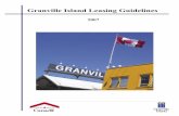 leasing guidelines colour - Granville Island...Leasing Objectives Granville Island’s leasing objectives include: 1. Encouraging the development of those arts, crafts and cottage