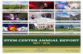 STEM Center Annual Report · director, Dr. Laura Sample McMeeking, a part-time senior evaluator, Dr. Julie Maertens, full-time research coordinator, Dr. Cheryl Bowker, and full-time