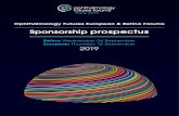 Sponsorship prospectus · 2018. 10. 23. · Delegate mailing list (sent post-meeting) Advertisement in programme Inside Cover Full-page Sole sponsorship of 1 x coffee break Guest