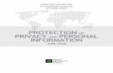 PROTECTION OF PRIVACY AND PERSONAL INFORMATION · and Personal Information is a mandatory International Standard developed as part of the World Anti-Doping Program. WADA and Anti-Doping