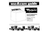 Whirlpool Washing Machine Repair Manual LA7680XMW0 … and...Use less than a full tub of water For best cleaning results, the -; when you have less than a full load load must be able