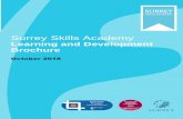 Surrey Skills Academy · 2018. 12. 11. · Page 4 of 74 Introduction Surrey Skills Academy is pleased to offer a wide range of short courses for managers and staff working in the