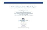 Software Equity Group Flash Report · Software Equity Group Flash Report Select M&A Transactions and Financial and Stock Market Performance Public Software Companies By Product Category