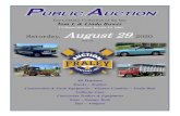 Saturday, August 29, 2020 - Fraley Auction...2020/06/08  · wagon; JD 14’ silage wagon. Tillage & Planting: JD 7200 6RN Max Emerge II corn planter, dry fert., Vacuum, w/ JD Comp.