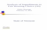 Analysis of Impediments to Fair Housing Choice (AI) · Top Tier Priorities . that encourage affordable housing development in non-impacted areas within the QAP. DEHCD should continue