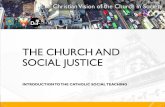 Church and Society€¦ · community fairly and equally. New Law In the New Law of Christ, justice means “extending God’s compassion, forgiveness, and mercy to all people, even