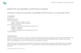 BrainPOP Accessibility Conformance Report · Introduction Product Information WCAG 2.0 Report Table 1: Success Criteria, Level A Table 2: Success Criteria, Level AA 2017 Section 508