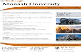 UFExchange Monash University · 2020. 6. 17. · Monash University Melbourne, Australia UFExchange Contact Information UFIC Study Abroad Advisor: Kayleigh Nemeth knemeth@ufic.ufl.edu