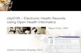 cityEHR – Electronic Health Records Using Open Health ... · 11/26/2014  · Allow clinicians to create their own information models ... Empowering The Twitter Knitter. cityEHR