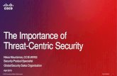 The Importance of Threat-Centric Security · Αίθουσα ΒΕΡΓΙΝΑ ΒΕ-03 Advanced Malware Protection και Indications of Compromise Workshop Jean-Paul Kerouanton, Cisco