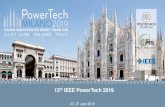 13th IEEE PowerTech 2019 · • Big data analysis for power systems • Data and computational intelligence in power technologies ... • Smart grids for smart cities • Innovative