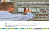 The basics of device circuit breakers · The basics of device circuit breakers | Why device circuit breakers? short circuit occurs, the best approach is to shut off the fault as soon