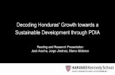Decoding Honduras' Growth towards a Sustainable Development … · 2018. 5. 14. · Final Presentation RR Honduras 2 Created Date: 5/14/2018 3:47:55 PM ...
