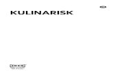 KULINARISK GB · Steam Cooking Warning! Risk of burns and damage to the appliance. • Released Steam can cause burns: – Do not open the appliance door during the steam cooking