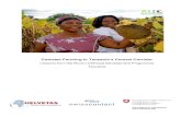 Contract Farming in Tanzania’s Central Corridor€¦ · 3 Executive summary The Rural Livelihood Development Programme (2004-2015) aimed to improve the livelihoods of smallholder