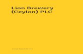 Lion Brewery (Ceylon) PLC · 4 Lion Brewery (Ceylon) pLC Annual report 2015/16 CHIeF exeCuTIve’S revIeW executive Summary The year was an extremely challenging one for Your Company