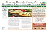Ocean Beach People’s Organic Food Co-op News · SAn dIeGO’S OnLY CUSTOmeR OWned GROCeRY STORe Fall Arts & Crafts Fair Saturday, November 21 11 a.m. – 4 p.m. People’s Co-op