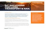 i IoT SOLUTIONS FOR LAND TRANSPORT & RAIL...With connectivity to power fleet management applications, fleet managers gain real-time visibility into their operations with predictive